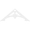 Ekena Millwork Pitch Sellek Architectural Grade PVC Gable Pediment, 72"W x 30"H x 1"P (10/12) GPP072X030X100SLK - alternate 4